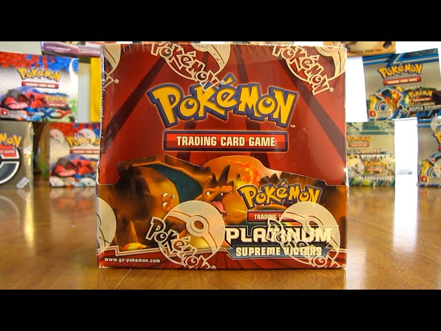2009 pokemon platinum supreme victors booster box Blister Pokemon Supreme Victors Booster Box