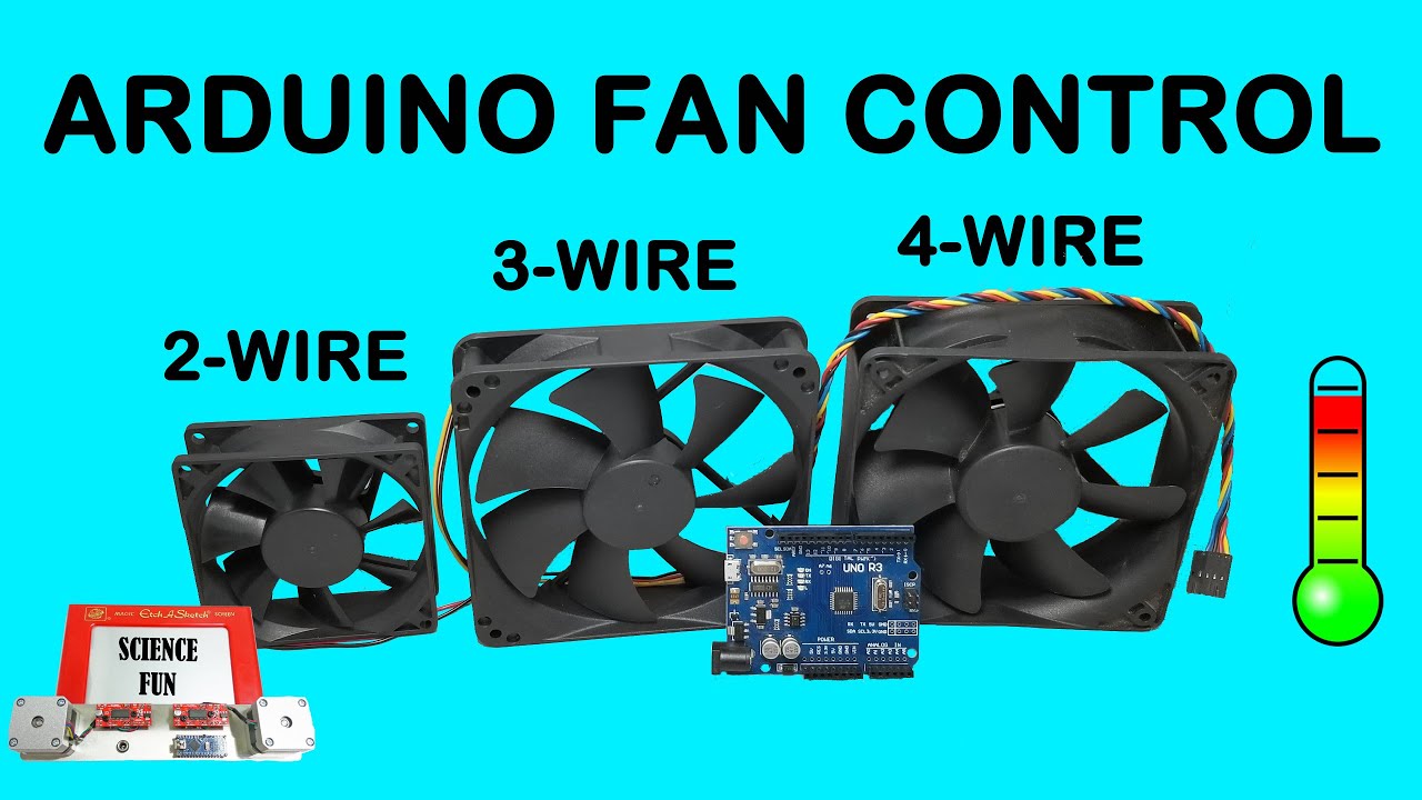 Arduino Control // 2-Wire, 3-Wire, and 4-Wire Fan Speed Control and Measurement - YouTube