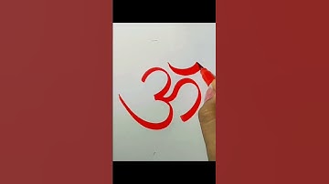 #om symbol drawing #om 🙏🛕🕉️ #drawing  #art #shorts viral