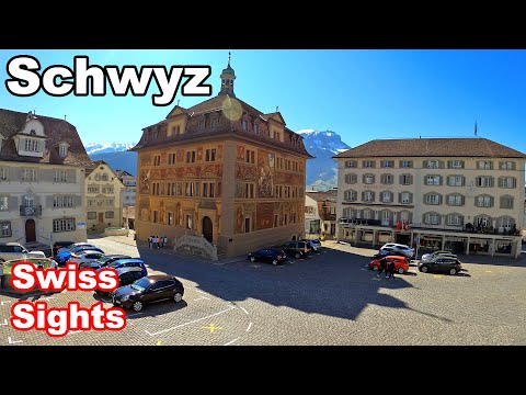 Schwyz Switzerland 4K Impressive City Central Switzerland