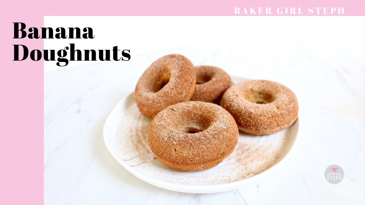 BANANA DOUGHNUTS || Mini Banana Loaf Bread