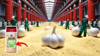 How Garlic Powder Is Made In Factory