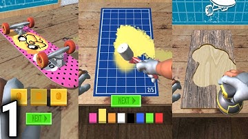 Skate Art 3D Gameplay / Walkthrough Part 1 | Levels 1-6 | IOS & Android Game