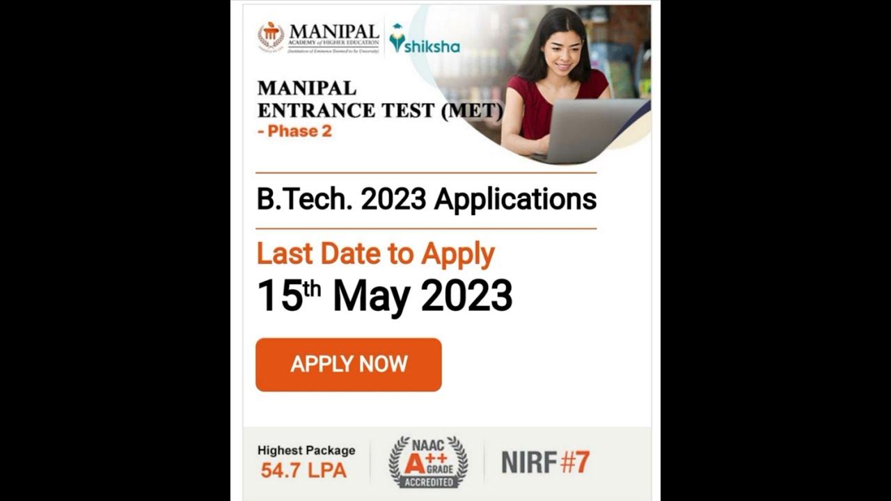 Manipal Entrance Exam| Phase 2 #engineering #exam #2023 - YouTube