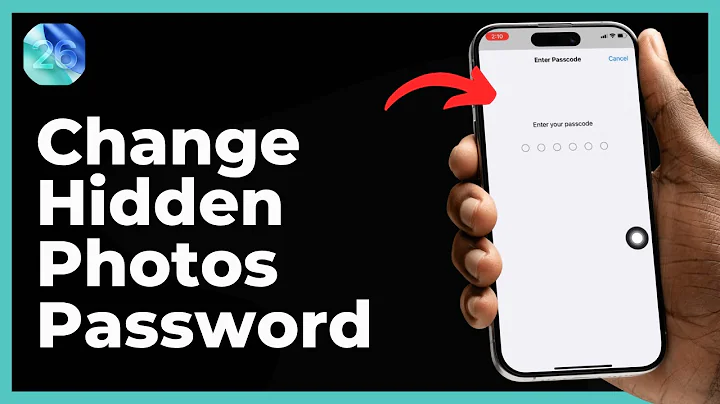 How to Change Hidden Photos Password in iPhone