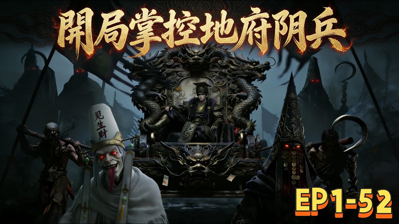 MULTISUB【開局掌控地府陰兵】🚀EP1-52｜一口氣看完🔥覺醒地府系統⚡陰兵千軍橫掃百鬼👻重建輪迴鎮壓陰界🎥1080P｜#系統流 #靈異爽番 #國漫