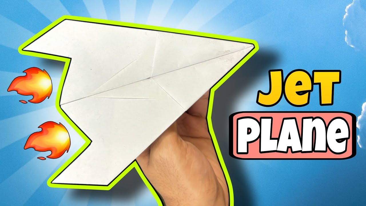 How to Make the Fastest Jet Paper Airplane | Easiest Paper Plane 🤩 ...