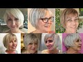 Best Trendy Short Bob with Bang Curtain HairCuts For Older Woman 2022||Hair Styles Pro