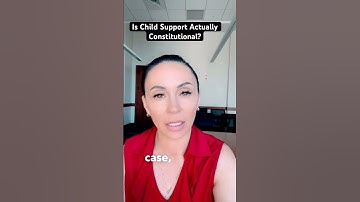 Is #childsupport Actually #constitutional