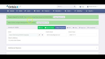 Collect Deposits in OrbisX CRM app for detailers and tinting shops