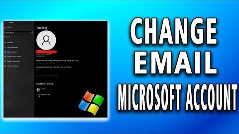 How to Change Email on Microsoft Account | Change Microsoft Account Email