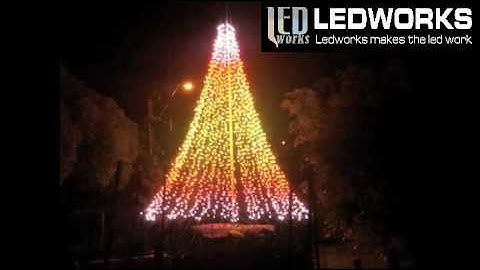 Ledworks led pixels led strips for Christmas tree applplications Madrix and artnet controller