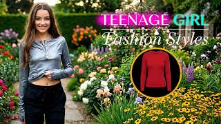 Cute Henley Top Outfits For Teenage Girls Easy School & Casual Looks 2026