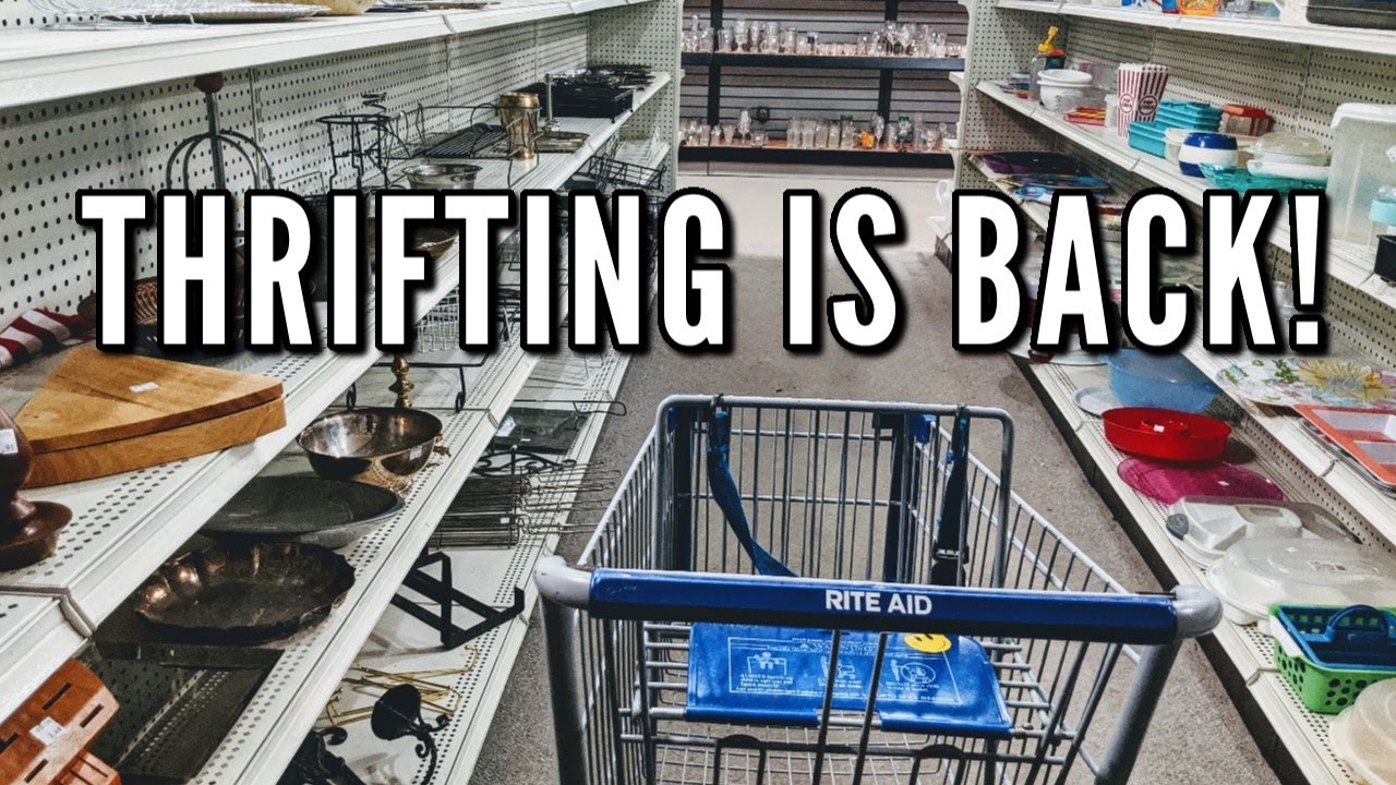 Thrift Shopping With Me-First Time Thrifting in Over a Month + Home Thrift Haul May 2020!