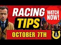 Free Horse Racing tips today best horse racing tips Tuesday 7th October #Picks #Naps