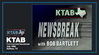 KTAB/CBS Commercial Breaks (July 1998)