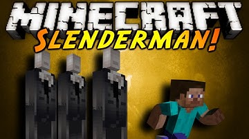 Minecraft Mod Showcase : SLENDERMAN!