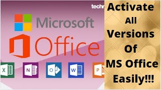 How to activate MS Office 2016 All versions! Activate All Versions Easily!!!