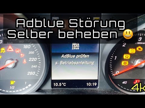 Mercedes Adblue Störung Selber beheben GLC A C E GLA ...4k