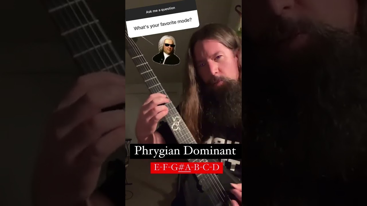 Лучший звукоряд для металла? Фригийский доминантный лад.