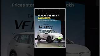 Vinfast VF MPV 7 #youtubeshorts #automobile #cars #indialaunch #vinfastindia #mpv #indianautomobile