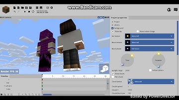 how to add the glow on your charter  on mine-imator