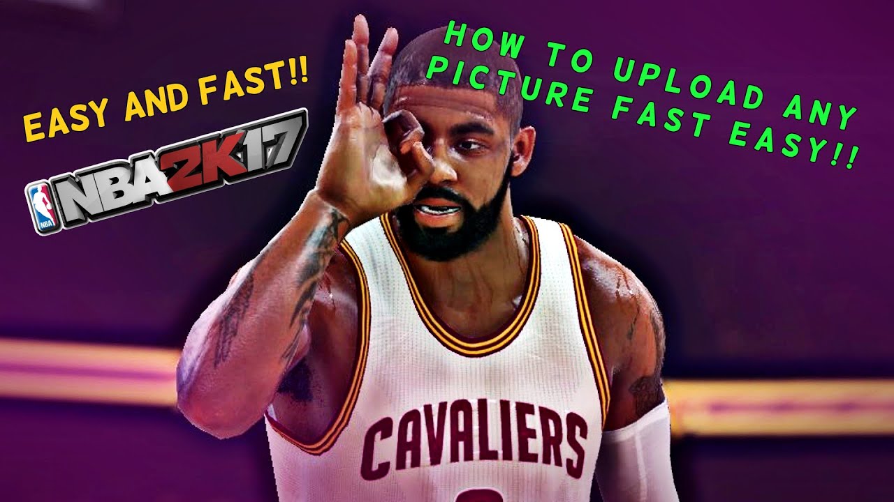 How To Upload Pictures To Nba 2k17 Tutorial Easy Youtube