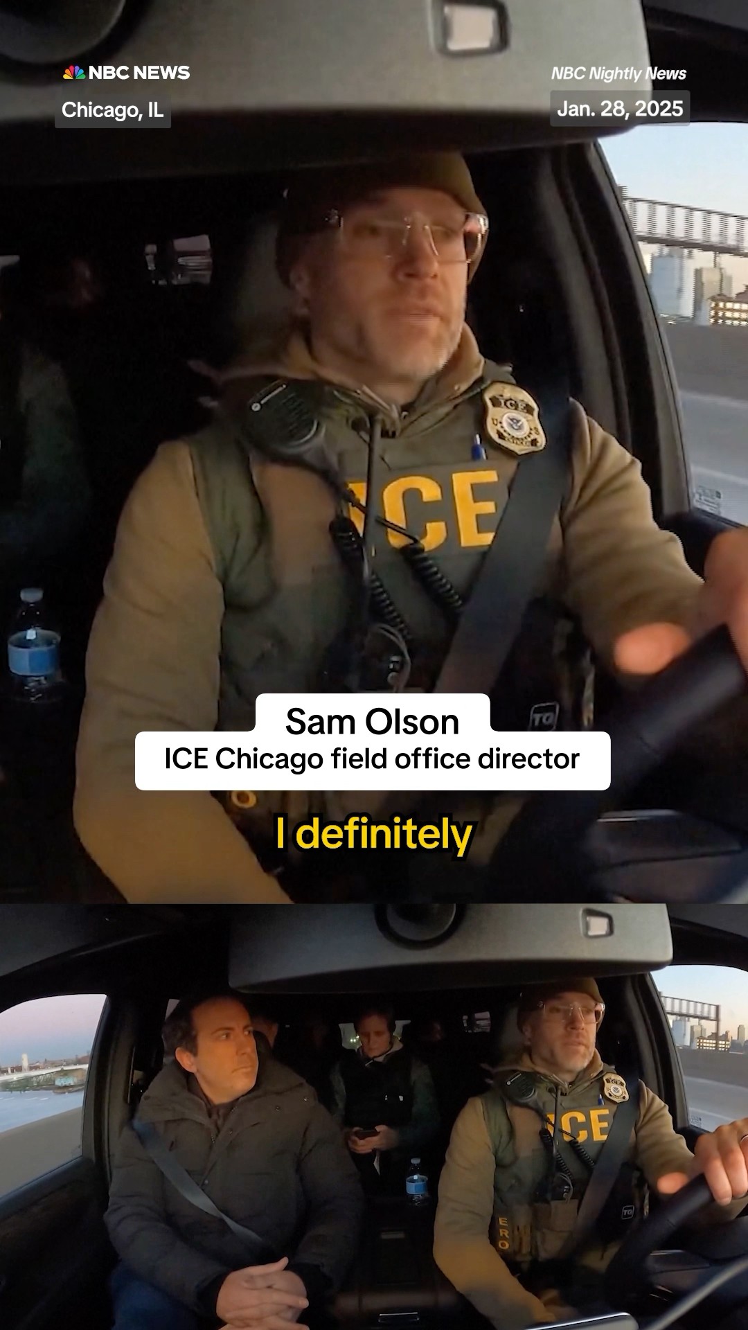 Gabe Gutierrez accompanied ICE agents as they arrested a 25-year-old man with a criminal record.