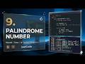 LeetCode 9. Palindrome Number | Integer Reversal Approach (C++)