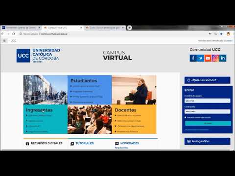 Tutorial 1 edición de Aula Virtual presentación UCC