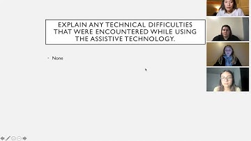 Read and Write Assistive Technologies