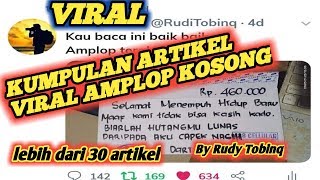 Viral Amplop Kosong Rudy Tobing Lebih Dari 30 Artikel Berita Viral