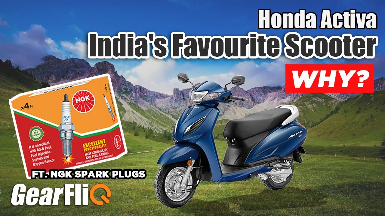 Honda Activa India's Favourite Scooter Why? (Ft. NGK spark plugs