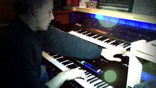 Live Blade Runner Theme on Jupiter 80, JD800 Roland, PK5, Albino VST chords sheet