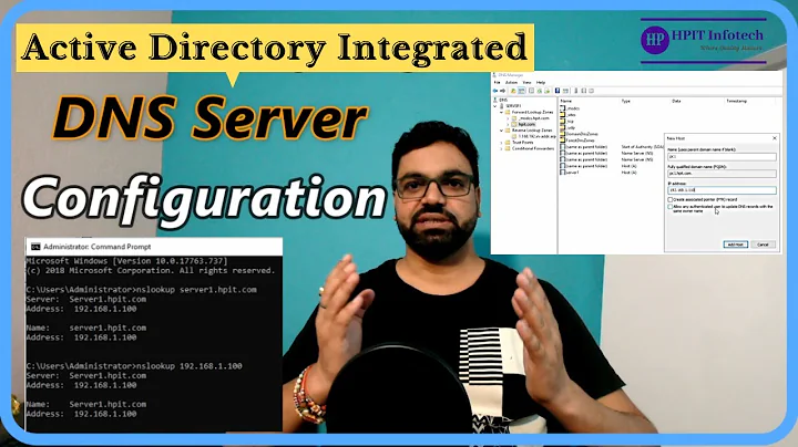 AD Integrated DNS Server Configuration | How to Setup Active Directory Integrated DNS Server