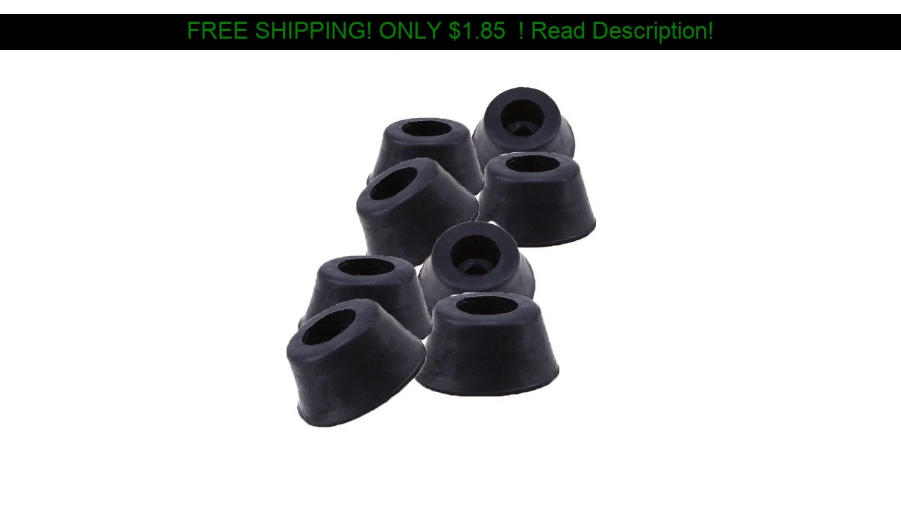 8PCS Nonslip Black Rubber Chair Ferrule Anti Scratch Furniture Feet Leg Floor Protector Caps