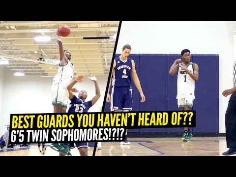 The BEST 6'5" Twin Point Guards You Haven't Heard Of!?!?! Amen & Ausar Thompson!