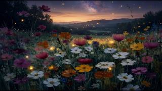 Floral Free Tv Art | Floral Painting magical Twilight | 4K TV Wallpaper| Relaxing Floral Screensaver screenshot 3
