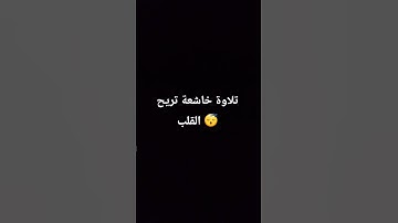 تلاوة خاشعة تريح القلب 😴 #القران_الكريم #elmulquranعلم #تلاوة_خاشعة #راحة_نفسية