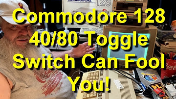 Commodore 128 Fail To Display Startup Msg In 40 Column Mode? Check 40/80 Toggle Key - Episode 1402