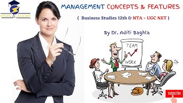 Management Concepts & Features for NTA UGC NET Paper - 2 (Commerce & Management ) | MBA | M.Com |