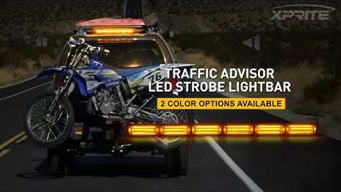 Xprite 27inch Traffic Advisor COB LED Strobe Emergency Light Bar