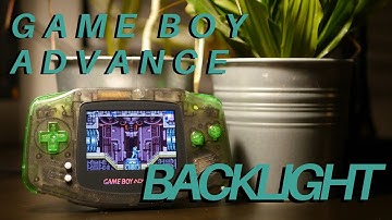 Game Boy Advance - AGS 101 Backlight Tutorial.