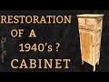 Restoring a old 1940s? Era Cabinet