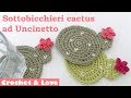 Tutorial - Sottobicchieri cactus ad uncinetto (sub English y Español)