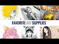 Favorite art supplies  art side of life interviews highlights ep189
