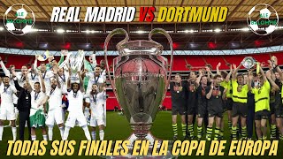 TODAS las FINALES de CHAMPIONS LEAGUE de REAL MADRID y BORUSSIA DORTMUND