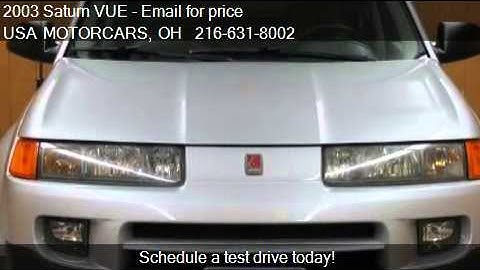 2003 Saturn VUE AWD V6 for sale in PARMA, OH 44129 at USA MO