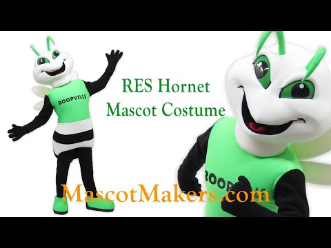 RES Hornet Mascot Costume for Roopville Elementary School PTO, GA, USA