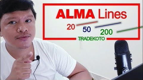 ALMA Indicator, ALMA 20 50 200 │ TRADEKOTO